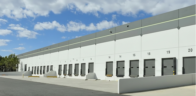 Everflow’s warehouse loading docks that supporting efficient shipping and product distribution.