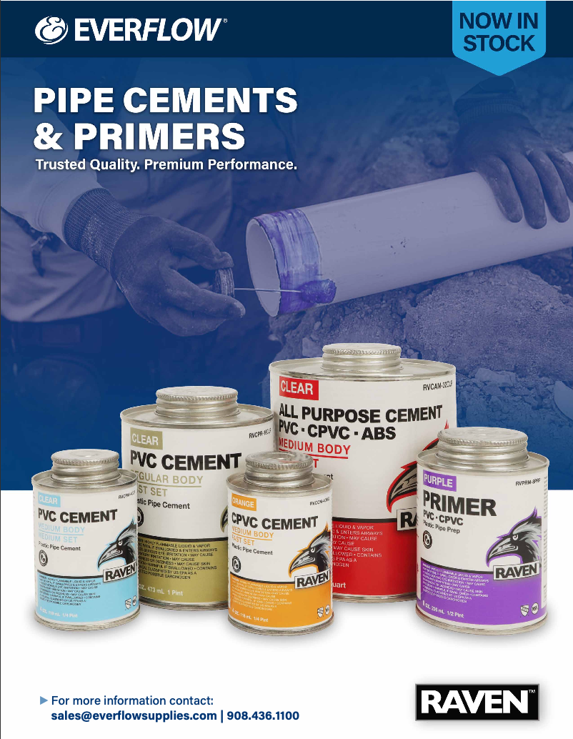 Raven Pipe Cements & Primers